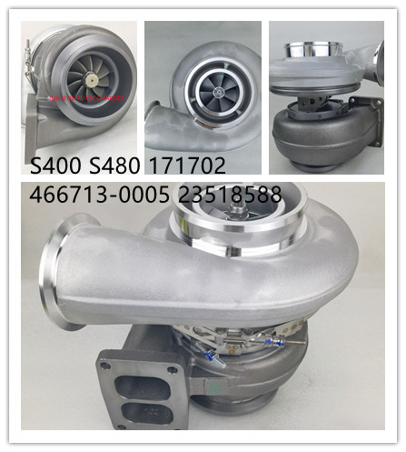 S400 171702 S480 400SX4 480 80mm  T6 Twin Scroll 1.32 A/R TurboCharger For International Truck Detroit Diesel S60 12.7L engine