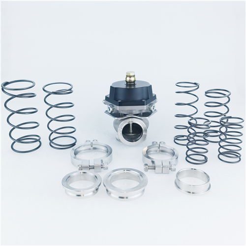 908827-0003 GVW-40 40mm Wastegate Kit with V-Band Black Tial MVS 38mm for Upgraded turbocharger