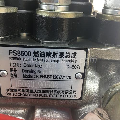 cb6p826 fuel injection pump for Weichai WD615.87